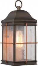 Nuvo 60/5832 - Howell - 1 Light Medium Wall Lantern with Clear Seeded Glass - Bronze Finish Wall Lantern with