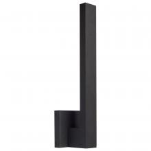 Nuvo 62/1426 - Raven LED Outdoor Sconce; 18 Inch; Textured Matte Black Finish; 15 Watts; 3000K