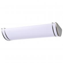 Nuvo 62/1639 - Glamour LED 25 inch; Linear Flush Mount Fixture; Brushed Nickel Finish; CCT Selectable 3K/4K/5K