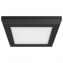 Nuvo 62/1705 - Blink Pro - 9W; 5in; LED Fixture; CCT Selectable; Square Shape; Black Finish; 120V