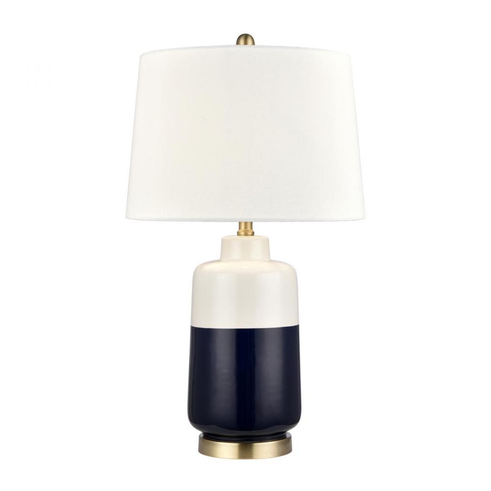 Shotton 27'' High 1-Light Table Lamp - Navy