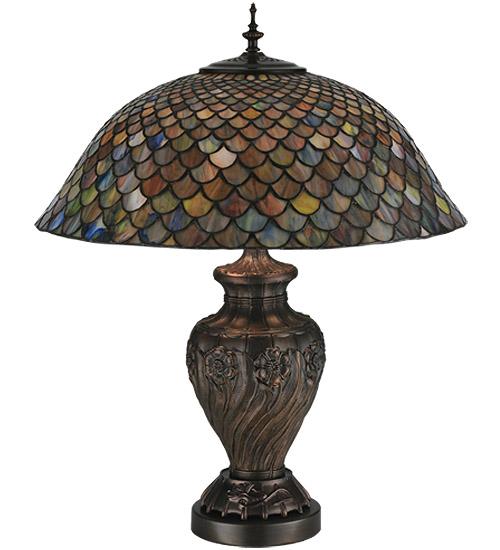 tiffany fishscale lamp