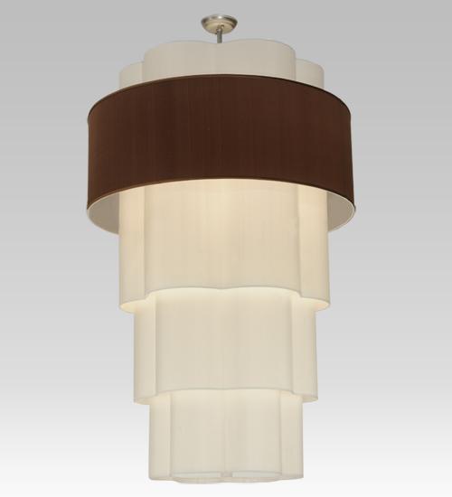36" Wide Cilindro 4 Tier Textrene Pendant