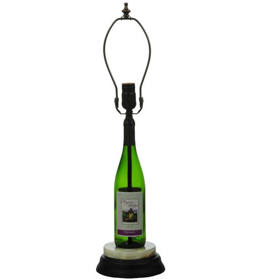 25.5"H Personalized Wine Bottle Table Base