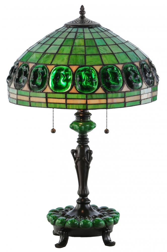25"H Turtleback Table Lamp