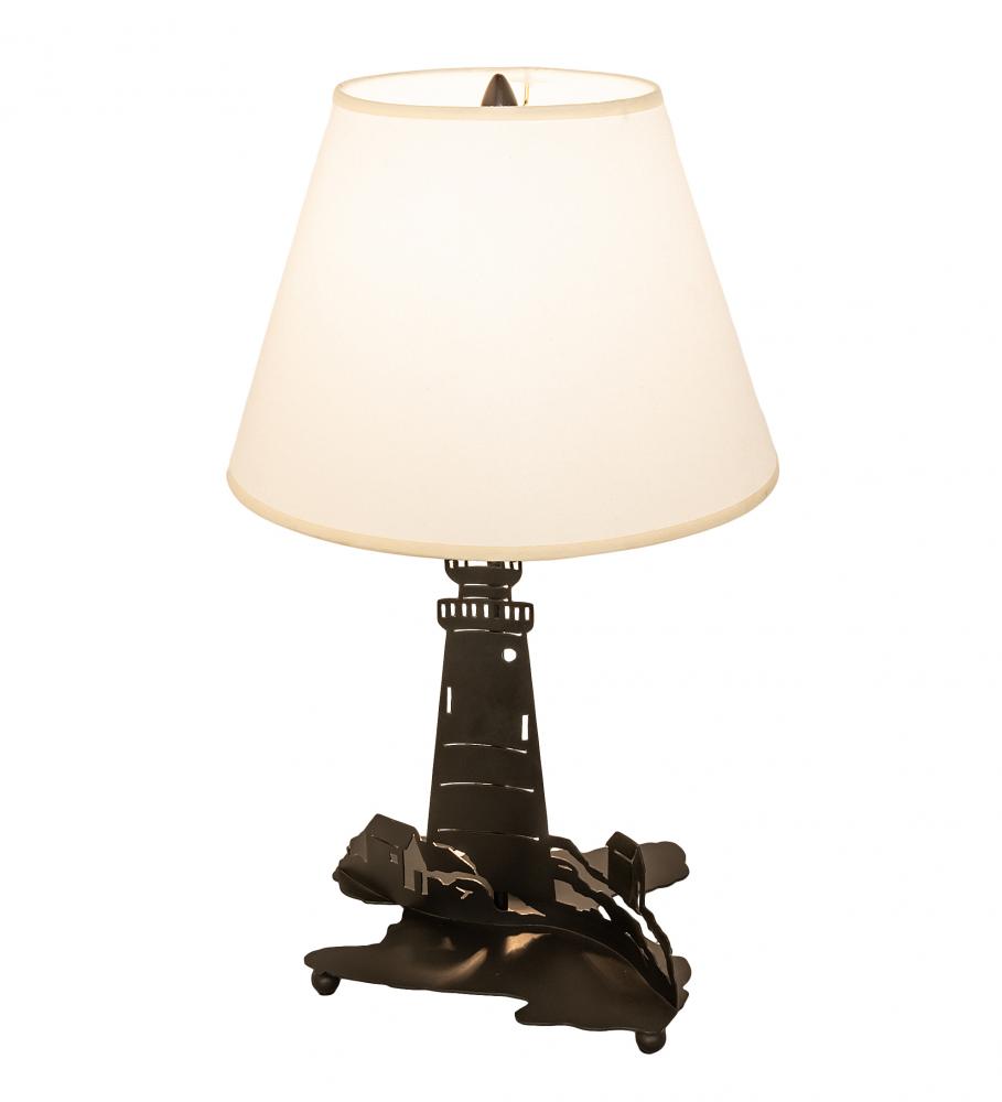 22" High Lighthouse Double Lit Table Lamp