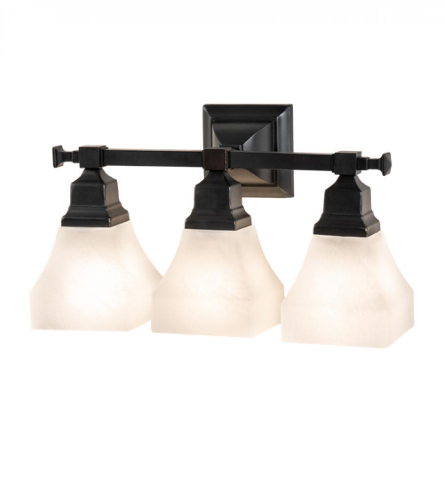 19" Wide Bungalow 3 Light Wall Sconce