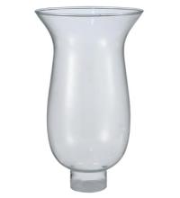 Meyda White 110185 - 3.75"W Hurricane Clear Glass Shade