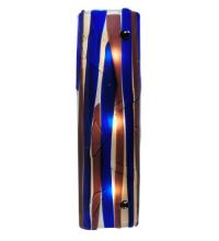Meyda White 111308 - 5"W Metro Fusion Midnight Glass Vanity Light