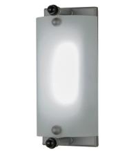 Meyda White 111902 - 4.5"W Rectangular W/Diffuser Dimmable LED Backplate