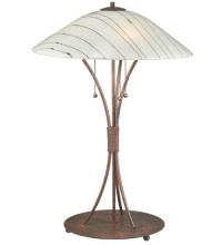 Meyda White 117160 - 27" High Metro Fusion Branches Glass Table Lamp