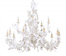 Meyda White 120409 - 60" Wide Le Printemps 15 Light Chandelier