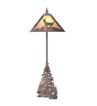 Meyda White 13260 - 77" High Lone Deer Floor Lamp