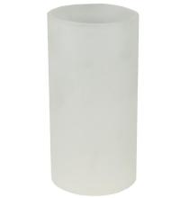 Meyda White 132669 - 3"W Cylindre Frosted Clear Glass Shade