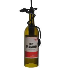 Meyda White 133792 - 5"W Personalized Hey Mambo Wine Bottle Mini Pendant