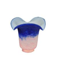 Meyda White 16738 - 5.5"W Fluted Pink and Blue Shade