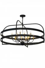 Meyda White 181457 - 48" Wide Aldari 12 Light Chandelier