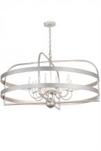 Meyda White 192243 - 48"W Aldari 12 LT Chandelier