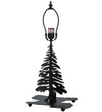 Meyda White 20491 - 14"H Tall Pines W/Lighted Base Table Base