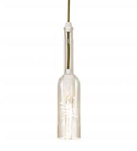 Meyda White 218956 - 3" Wide Wine Bottle Mini Pendant