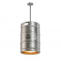 Meyda White 224991 - 16" Wide Keg Pendant