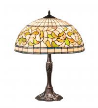 Meyda White 232800 - 26" High Tiffany Turning Leaf Table Lamp