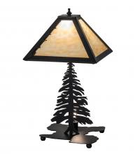 Meyda White 233592 - 22" High Tall Pines Table Lamp