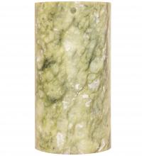 Meyda White 245343 - 3.5" Wide Cylindre Green Jadestone Shade