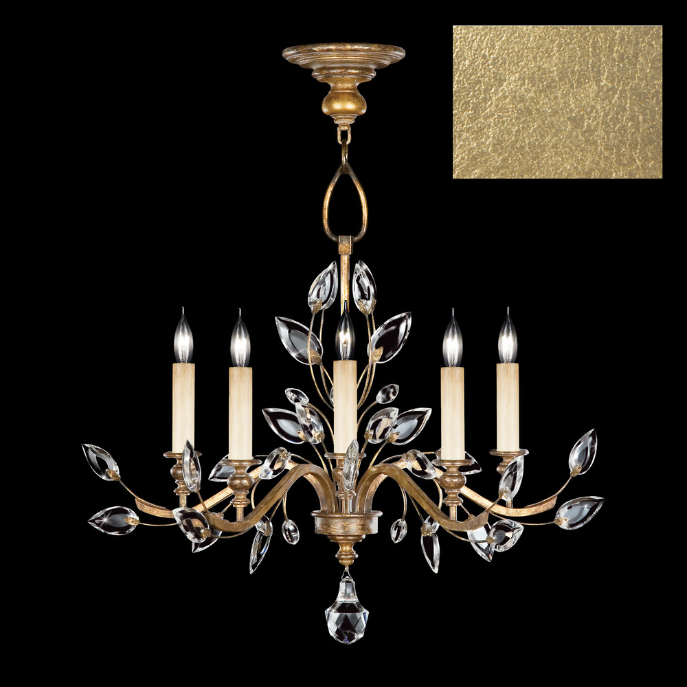 Crystal Laurel 32"W Round Chandelier