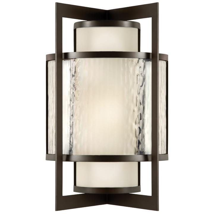Singapore Moderne Outdoor 19" Outdoor Wall Sconce